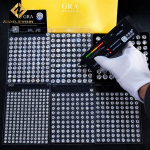 โมอิสซาไนต์ทรงกลม ใบรับรอง GRA 0.5 กะรัต 1.0 กะรัต 2.0 กะรัต 3.0 กะรัต 4.0 กะรัต สี DEF ขายส่ง เพชร VVS แบบเม็ดเดี่ยว โมอิสซาไนต์แบบไม่มีตัวเรือน - Product Image 4