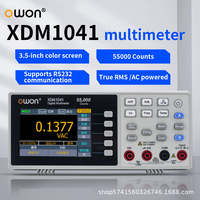 OWON XDM1041/1241 Multimeter Digital Desktop Empat Setengah Digit Tampilan Presisi Tinggi Rentang Otomatis Anti Panas