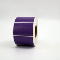 Étiquettes thermiques autocollantes personnalisées en couleur, résistantes à l'eau, en rouleau, papier d'étiquettes thermiques directes, autocollants imprimés sur mesure