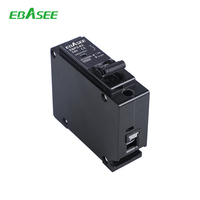 Disjoncteur enfichable EBASEE pour montage sur panneau, C60 C32, 15 16 20 25 32 40 50 Amp, 1 2 3 4 pôles, Qo Thql Thqc