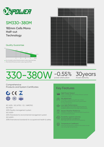 Fabricantes de paneles solares 330W <span class=keywords><strong>340W</strong></span> 350W 370W 380W Panel de energía solar para uso doméstico Portátil, asequible y de alta eficiencia - Product Image 5