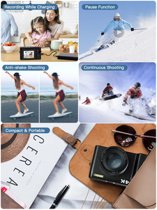 <span class=keywords><strong>Mini</strong></span> caméra reflex numérique <span class=keywords><strong>4K</strong></span>, grand angle 180°, zoom optique 16x, autofocus, écran inclinable 3,0 pouces, capteur CMOS, flash, carte SD, vidéo et photo - Product Image 5