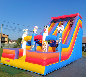 Màu Be trượt bơm hơi/<span class=keywords><strong>Inflatable</strong></span> trượt nước combo/<span class=keywords><strong>Inflatable</strong></span> cầu thang trượt Đồ chơi trên bán - Product Image 4