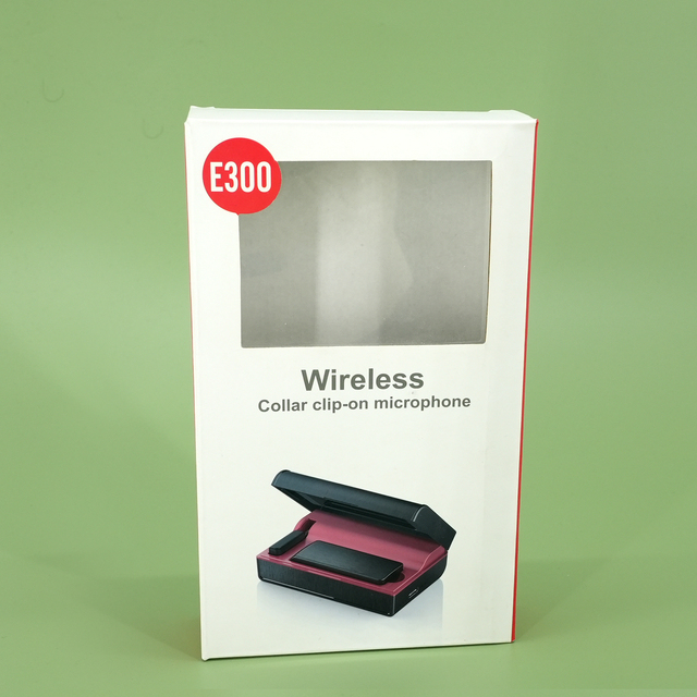 Custom Printed Electronics Packaging Box Window Display Carton Packaging Microphone Accessory Retail Electronics Packaging Box