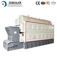 Chaudière à vapeur à granulés de biomasse 2 tonnes/h, alimentée aux granulés de bois, haute efficacité thermique, entièrement automatique pour moulin à aliments