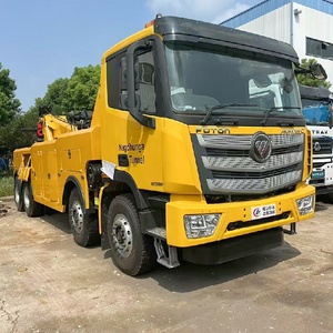 Camion de remorquage et de dépannage Foton 8X4 25 tonnes, véhicule de sauvetage intégré robuste - Product Image 1