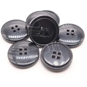 Ky Various size garment suit coat button round four holes resin button