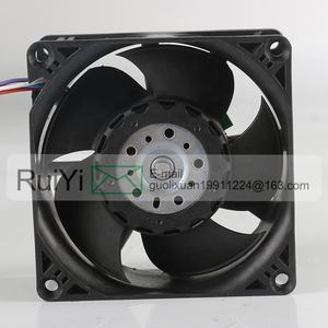 Alemanha Original 5V 12V 24V DC 48V 530mA 25W AC EC 8038 80X80X38MM 8CM Grande Volume de ar Inversor High-end 8418J/2H3 Ventilador - Product Image 3