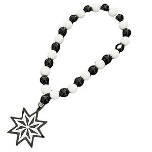 Ciondolo per auto in acrilico a otto punte, - Product Image 3