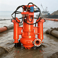 Pompe de dragage submersible à performance impressionnante avec agitateurs pour l'excavation de sable.