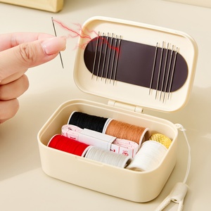 Portable Mini <b>Sewing</b> Kits Accessories Needle and Thread Travel Box <b>Sewing</b> <b>Set</b> Tools Supplies for Biginner Household - Product Image 2