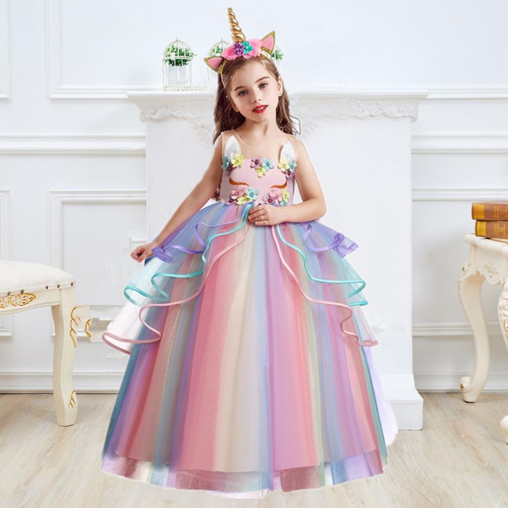 Flower Appliques Tutu Dress