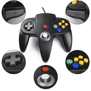 유선 게임 패드 닌텐도 64 USB 조이스틱 조이패드 Mando Manette 닌텐도 N64 게임 컨트롤러