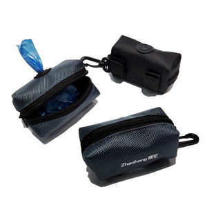 Moda tuval su geçirmez biyobozunur Carrie güzel Pet köpek taşıyıcı bel kaka dağıtıcı çanta ile özel Logo - Product Image 4