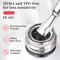 Gel UV Chrome Effet Miroir Hema Free Argent Métallisé Longue Durée pour Ongles – Peinture Gel Chrome pour Nail Art Marque Privée