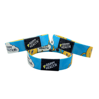 Bracelet élastique de luxe en polyester avec impression par sublimation, NFC, pour la mode