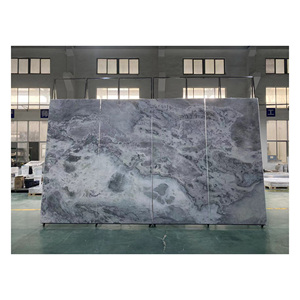 vật liệu mới vô cơ chống thấm nước chống cháy đá cẩm thạch dễ lắp đặt tấm tường khoáng silica thân thiện với môi trường - Product Image 1