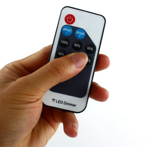 Đôi dòng LED không dây 9 key <span class=keywords><strong>RF</strong></span> điều khiển từ xa mô-đun Dải <span class=keywords><strong>Dimmer</strong></span> 12A màu duy nhất điều khiển độ sáng - Product Image 1