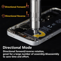 Mini tournevis électrique portable avec contrôle de mouvement intelligent S2 Bits pour la réparation d'appareil photo et d'ordinateur portable