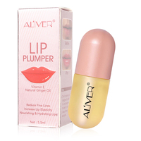Marque privée ALIVER repulpe vos lèvres, collagène vitamine E hydratant augmente l'élasticité des lèvres Sexy brillant pompe lèvres repulpant