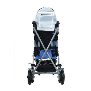 Poussette pour enfants avec pare-soleil, fauteuil roulant confortable pour fauteuil roulant manuel pour enfants <span class=keywords><strong>3</strong></span>. Équipement de réadaptation - Product Image 4