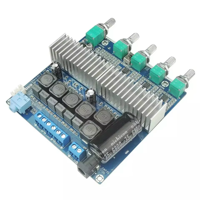 2*50W+100W TPA3116 HIFI Power Subwoofer Amplifier board Stereo 2.0 channel TPA316D2 audio stereo equalizer amplifier