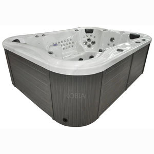 Baignoire d'extérieur en <span class=keywords><strong>bois</strong></span> pour 8 personnes avec jets de massage et <span class=keywords><strong>spa</strong></span>, idéale pour la détente et la santé - Product Image 2