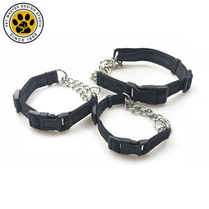 SinSky, cadena de acero inoxidable resistente, collar de nailon para perros, Collar impermeable ajustable para perros Martingale - Product Image 6