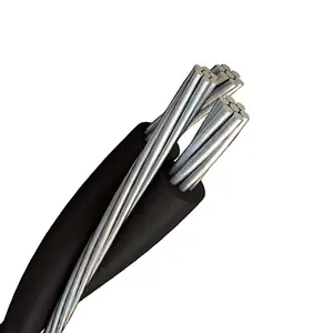 1/0AWG 2/0AWG 4awg triplex kablo XLPE yalıtımlı havai servis entrice alüminyum kablo