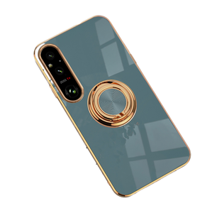 Coque de téléphone en TPU avec support en époxy et finition miroir métallique - Product Image 1