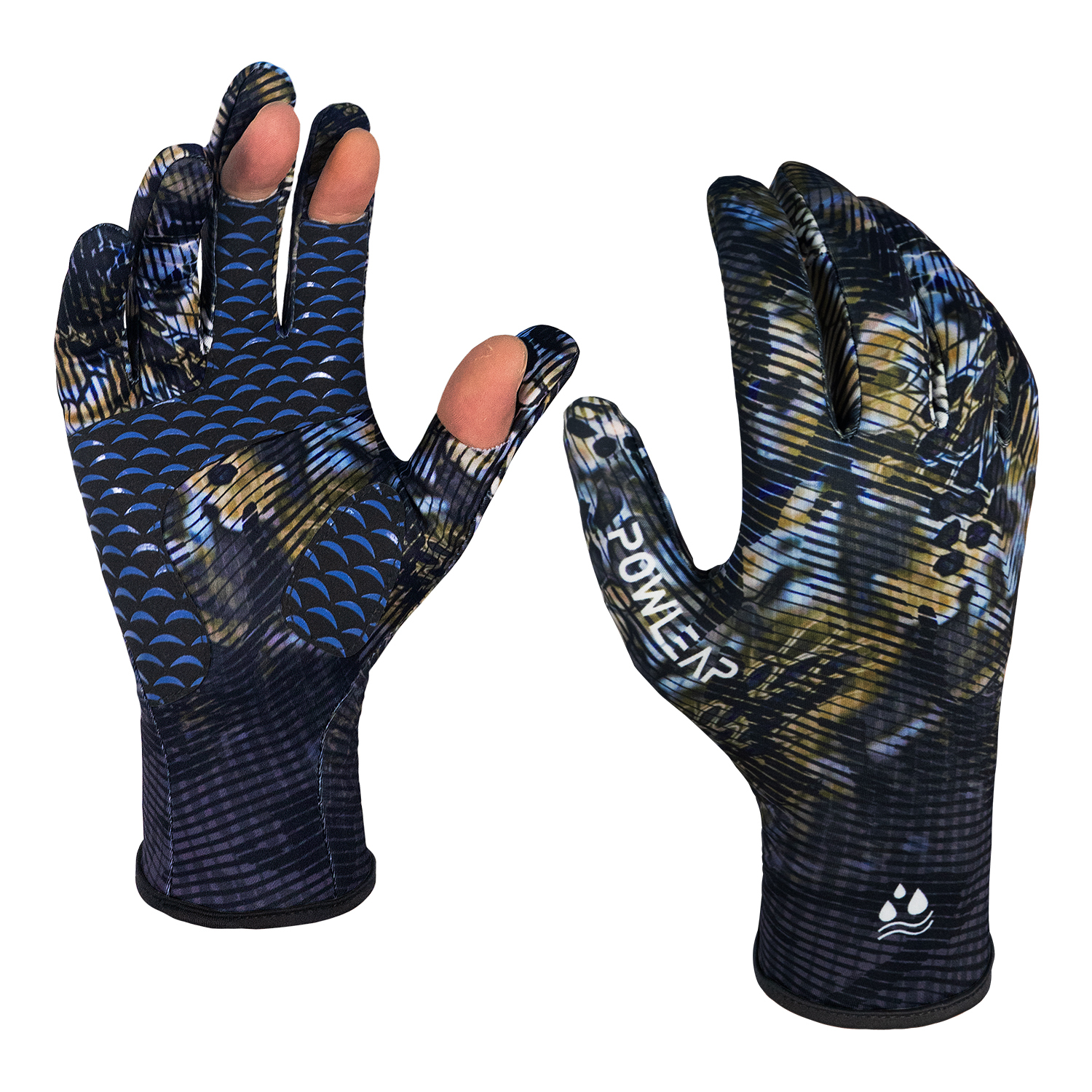 Gants Cyclisme Coupe-vent Gants De Pêche Tactiles 2 Doigts Coupés - Imperméables, Chauds Et Coupe-vent Pour Activités Extérieures Gants Coupe-vent Imperméables