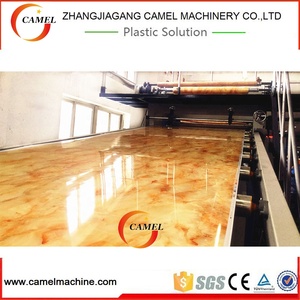 Máquina de fabricación de láminas de mármol artificial Camel Pvc/máquina de extrusión de suelo de mármol Pvc/máquina de tablero de espuma de PVC - Product Image 3