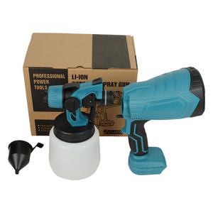 Pistola pulverizadora de pintura sin aire inalámbrica de 20 V, sin escobillas, a batería, eléctrica, con alimentación a presión de 3000 PSI y vaso de 1000 ml - Product Image 4