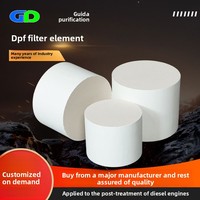 Élément filtrant en céramique alvéolée Cordierite DPF, ajustement universel, garantie 1 an pour le traitement des gaz d'échappement diesel Euro V Euro VI