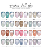 Fournisseur de gel à ongles au sucre MOBRAY OEM ODM, 12 couleurs, étiquette privée, gel à ongles à faire tremper, vernis à ongles LED, vernis à ongles sûr et sans danger pour la santé