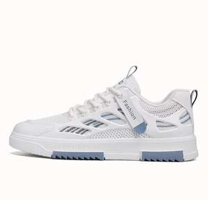 Chaussures de sport décontractées pour hommes 2025, baskets blanches respirantes en maille pour la marche - Product Image 1