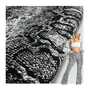Sunplustex custom TR yarn dyed jacquard bengaline polyester viscose nylon stretch woven fabric for pants leggings and dresses