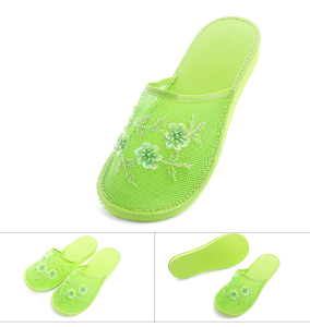 Bosirui nuovo stile ultime scarpe Slip on Eva <span class=keywords><strong>da</strong></span> <span class=keywords><strong>donna</strong></span> firmate pantofole in rete <span class=keywords><strong>per</strong></span> la <span class=keywords><strong>casa</strong></span> pantofole in schiuma di seta <span class=keywords><strong>per</strong></span> la <span class=keywords><strong>casa</strong></span> in tessuto cinese - Product Image 4