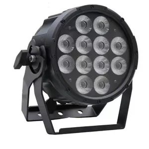 12X12W Rgbacl 6in1 Outdoor Led Par Licht Podium Verlichting Dmx512 Control Ture One Connector Ip65 Dj Disco Led Projector Par