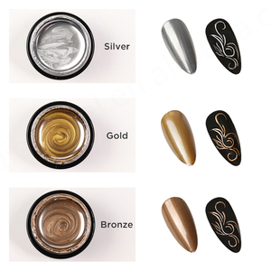 Esmalte de Uñas Metálico Plateado para Salón de Uñas, Gel UV, Fabricante de Esmalte de Uñas Metálico Espejo UV LED, Pintura de Uñas para Manicura - Product Image 4