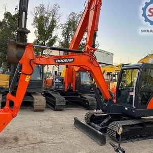 Mini-excavatrice sur chenilles d'occasion DOOSAN Corée, modèles DX60, DH60, DH80, DH140, DH220, DH225 - Product Image 6