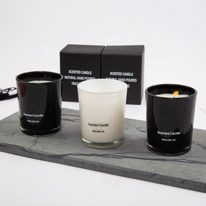 luxury glass candles jar engraved candle jars for candle making with lids