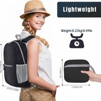 Sac à dos pliable ultraléger, imperméable, pliable, sac à dos de voyage léger, sac de randonnée pour le camping en plein air, la randonnée