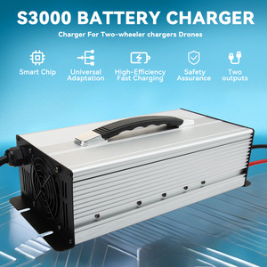 Cargador de Batería XIETONG S3000 Personalizado de 12V 24V para Lavadora a Presión Industrial y Limpiador AGV, Salida de 88.2V/84V, <span class=keywords><strong>1008W</strong></span> - Product Image 1