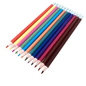 <span class=keywords><strong>Crayons</strong></span> <span class=keywords><strong>de</strong></span> <span class=keywords><strong>couleur</strong></span> en plastique 12/24/36/48 couleurs triangulaires effaçables avec gomme - Product Image 6