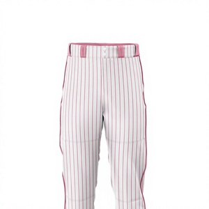 Pantalones de Béisbol Estampados de Primera Calidad para Adultos, Largos, Sin Elástico, Color Azul Marino y Rojo Sólido, Transpirables, para Equipo de Softbol - Product Image 5