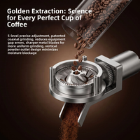 Machine à café expresso entièrement automatique 19 bars, du grain à la tasse, avec écran tactile 1350W pour usage domestique, bureau et commercial