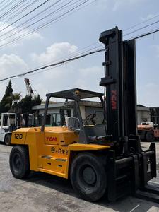 Original Japanese Komatsu/T-o-y-o-t-a/mitsubishi TCM 10/12/15/16/18/20/25 Ton Diesel Used Forklift truck fork position for Sale - Product Image 4