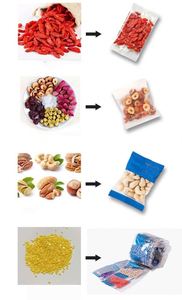 Machine d'emballage automatique verticale pour l'intermélange de poisson séché, de friandises pour chats, de sel, de sucre, de pistaches, de noix de cajou et de baies de goji - Product Image 6