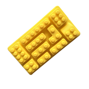 7 ل <span class=keywords><strong>Lego</strong></span> بناء كتلة شكل سيليكون الشوكولاته BPA مجانا أداة توريد المطبخ - Product Image 1